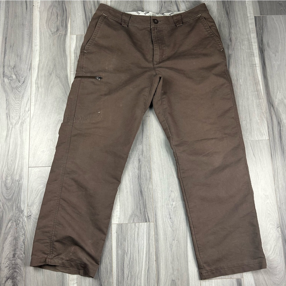 Marmot Brown Straight Fit Pants Size 34 Waist - Inseam length approx. 29”